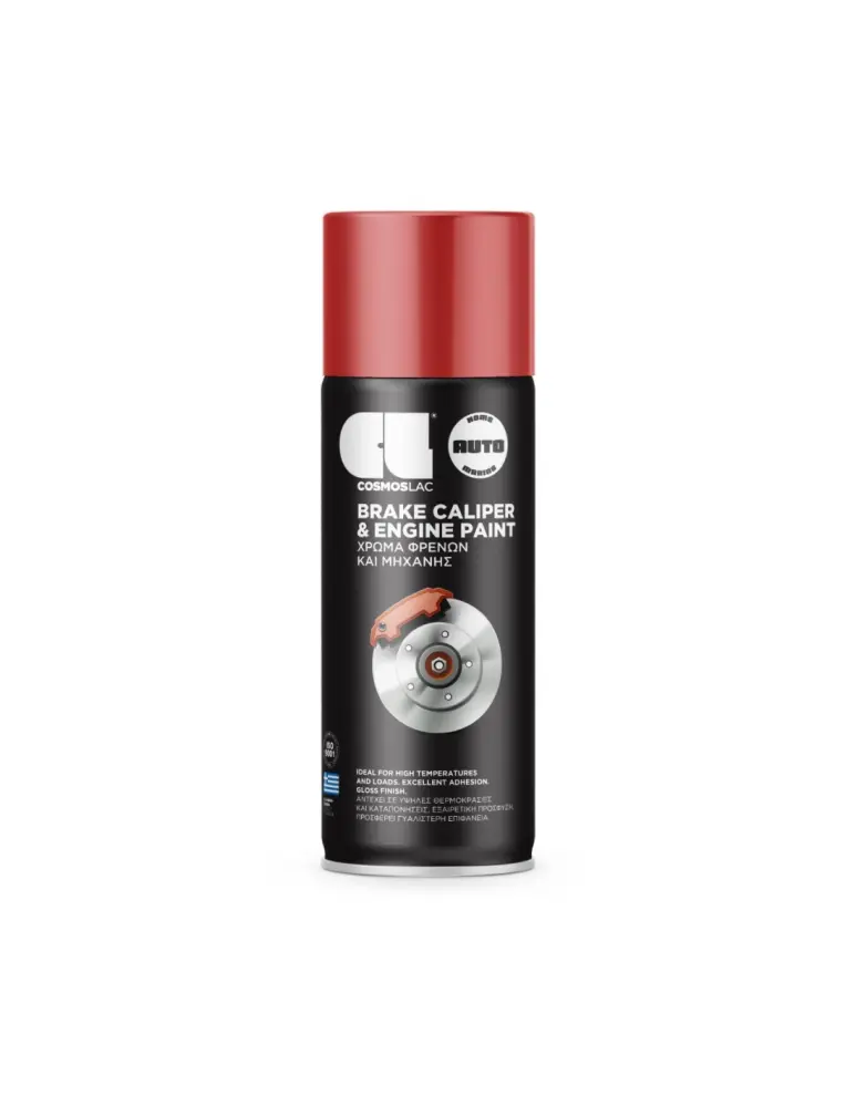 Spray pintura pinzas de freno y motor rojo n701 400 ml Cosmos Lac