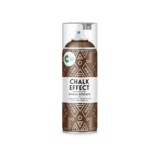 Spray pintura tiza chalk effect ultra mate 400 ml (khaki brown 23) Cosmos Lac