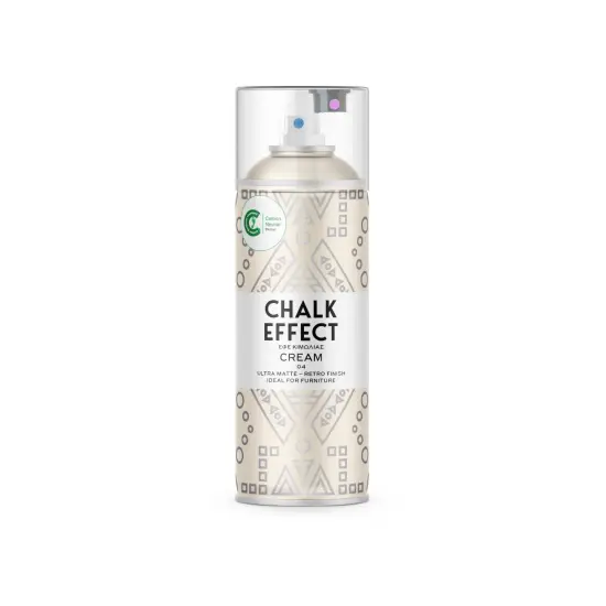 Spray pintura tiza chalk effect ultra mate 400 ml (cream 04) Cosmos Lac