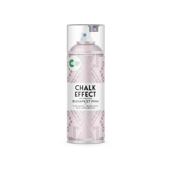 Spray pintura tiza chalk effect ultra mate 400 ml (budapest pink 11) Cosmos Lac