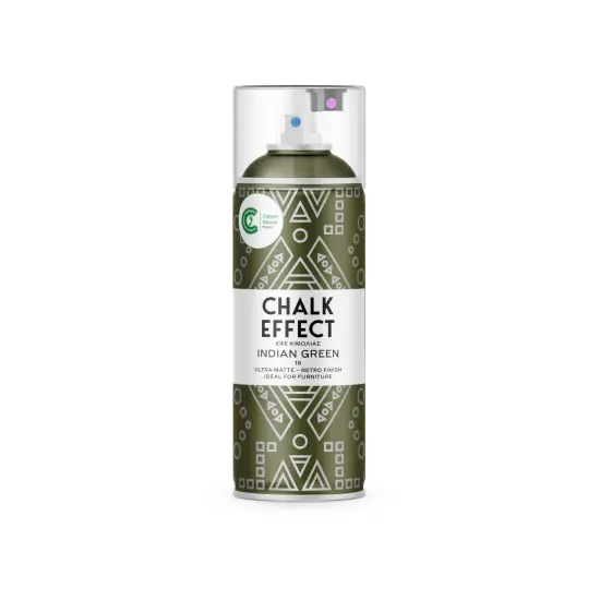 Spray pintura tiza chalk effect ultra mate 400 ml (indian green 18) Cosmos Lac