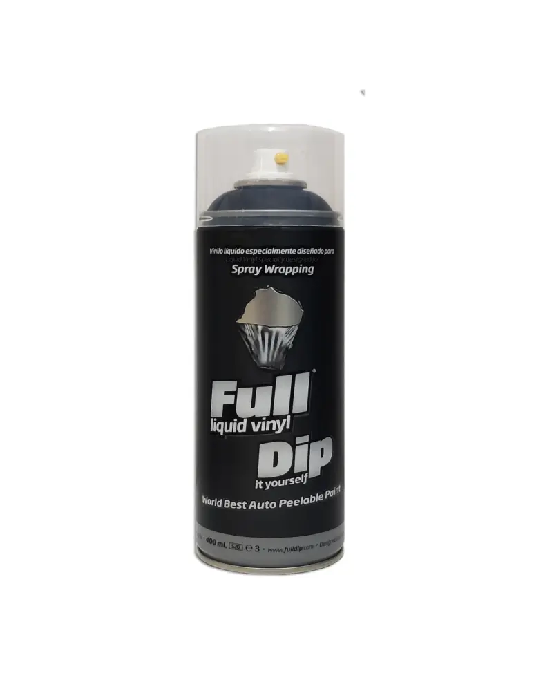 Spray vinilo liquido full dip negro militar 400 ml