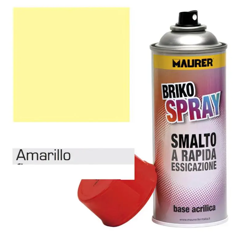 Spray pintura amarillo claro trafico 400 ml. Maurer