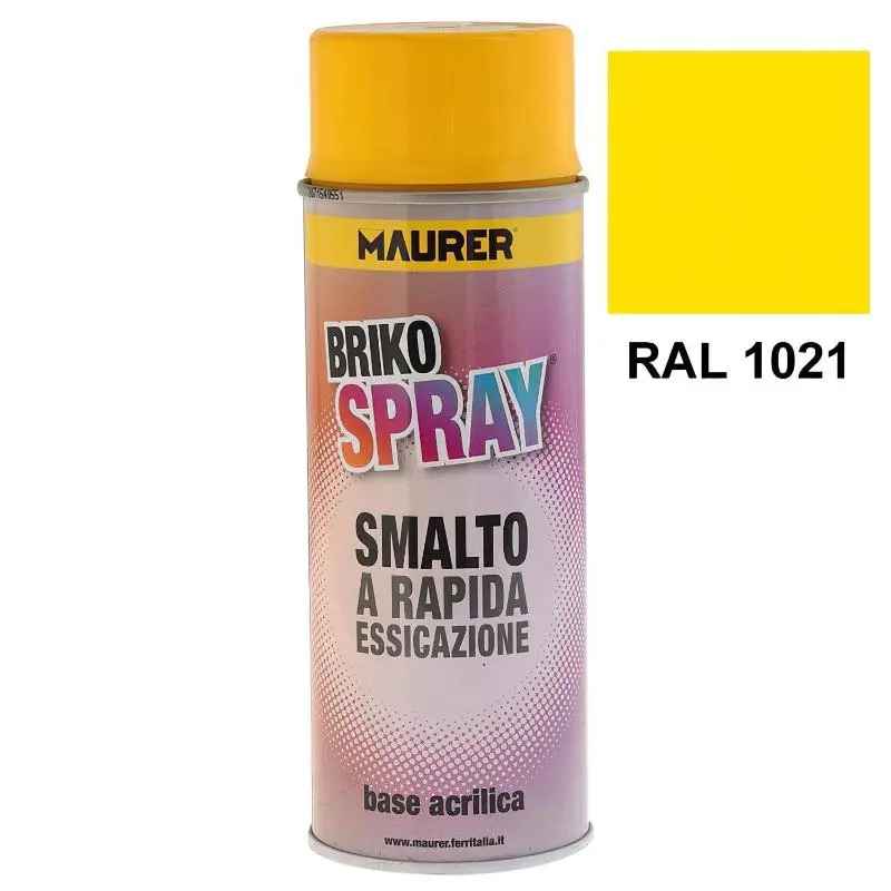 Spray pintura amarillo colza 400 ml. Maurer