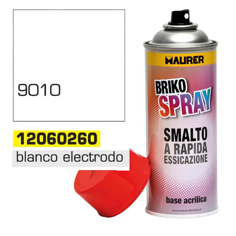 Spray pintura blanco electrodomesticos 400 ml. MAURER