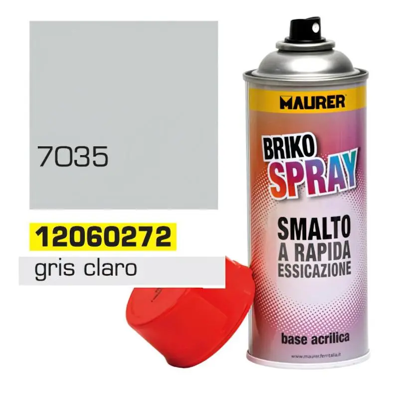 Spray pintura gris claro 400 ml. Maurer