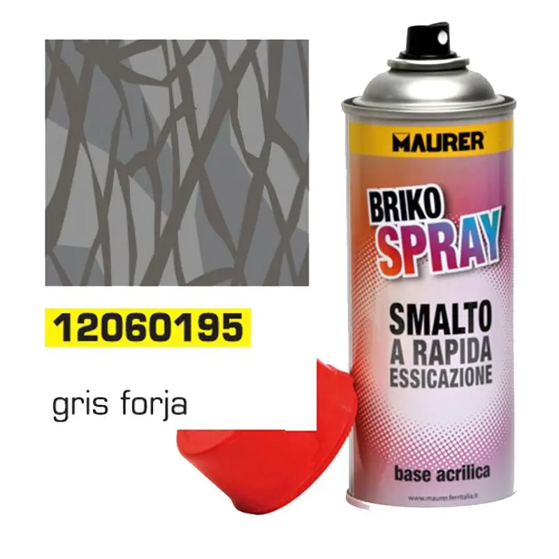 Spray pintura gris forja 400 ml. Maurer