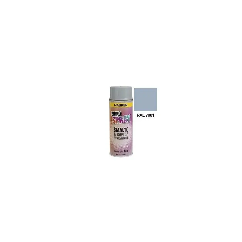 Spray pintura gris plata 400 ml. Maurer