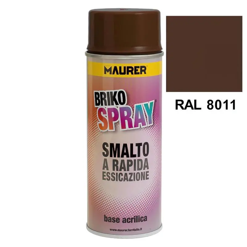 Spray pintura marron nuez 400 ml. Maurer