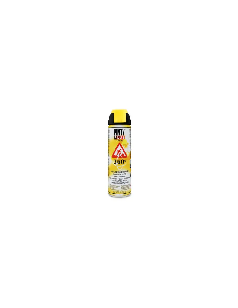 Spray marcador fluor 360º amarillo 500 ml Novasol