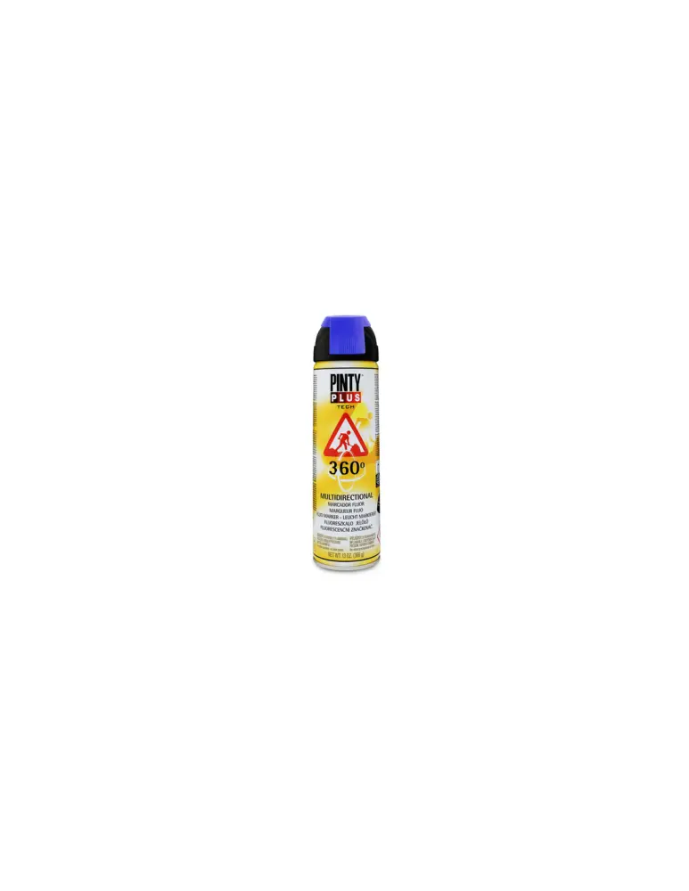 Spray marcador fluor 360º azul 500 ml Novasol