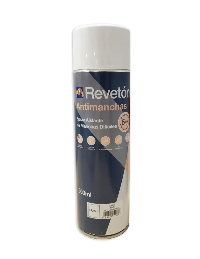 Spray pintura antimanchas blanco reveton 500 ml