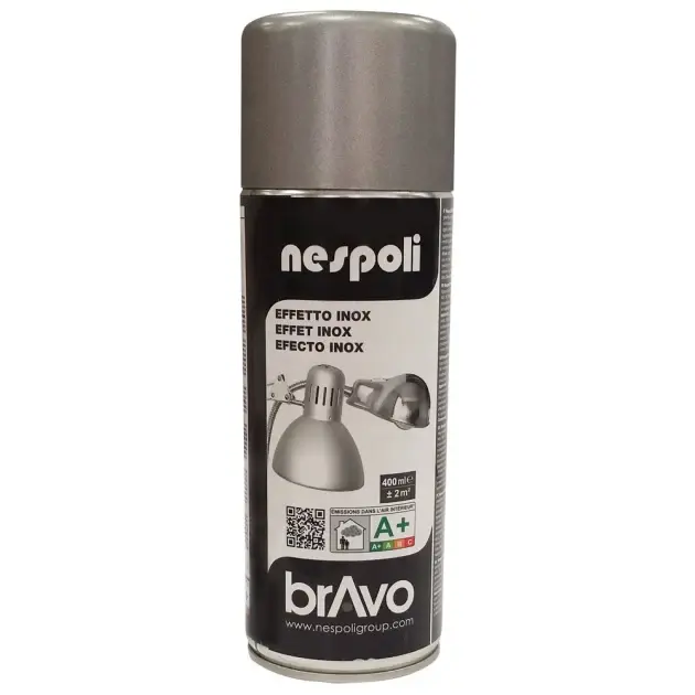 Spray esmalte acrílico acero inox 400 ml