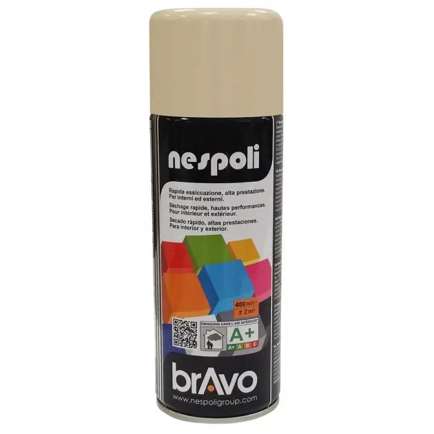 Spray esmalte acrílico marfil 400 ml