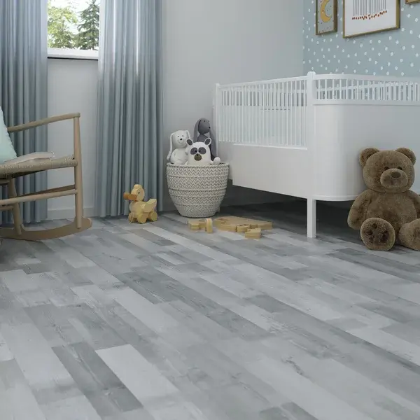 Suelo laminado AC4 pino gris 7 mm Roccapina Cooke & Lewis cooke_lewis