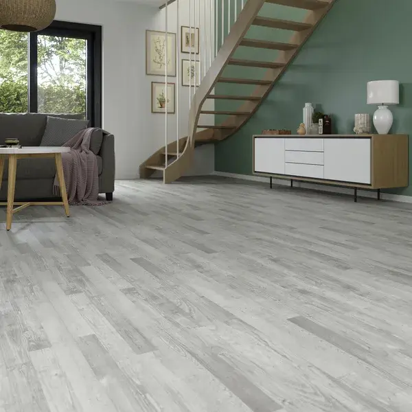 Suelo laminado AC5 roble gris 8 mm Maracas Cooke & Lewis cooke_lewis