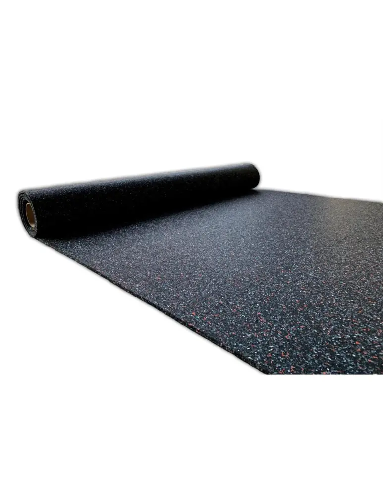 3mm c/negro 1,25 alto x 20m largo - suelo para gimnasio negro epdm plus - Jardin202