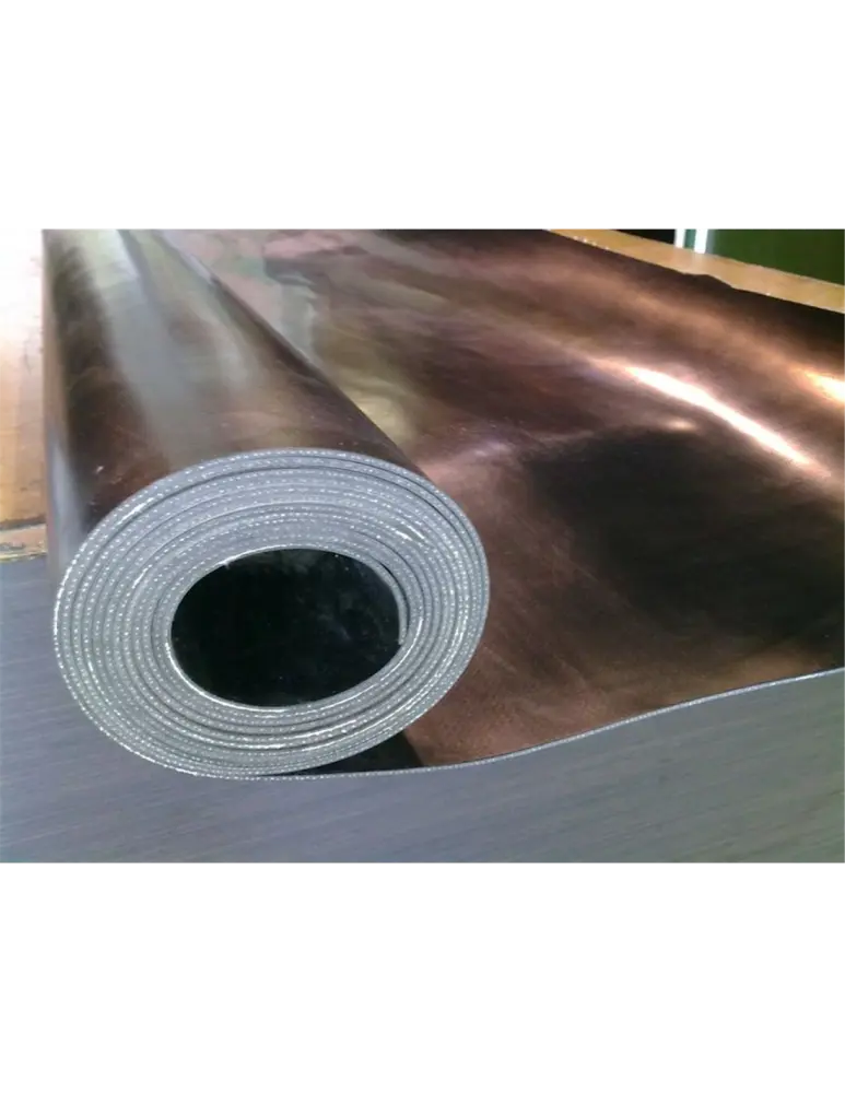 6mm - rollo sbr con tejido . Ancho 1m Jardin202