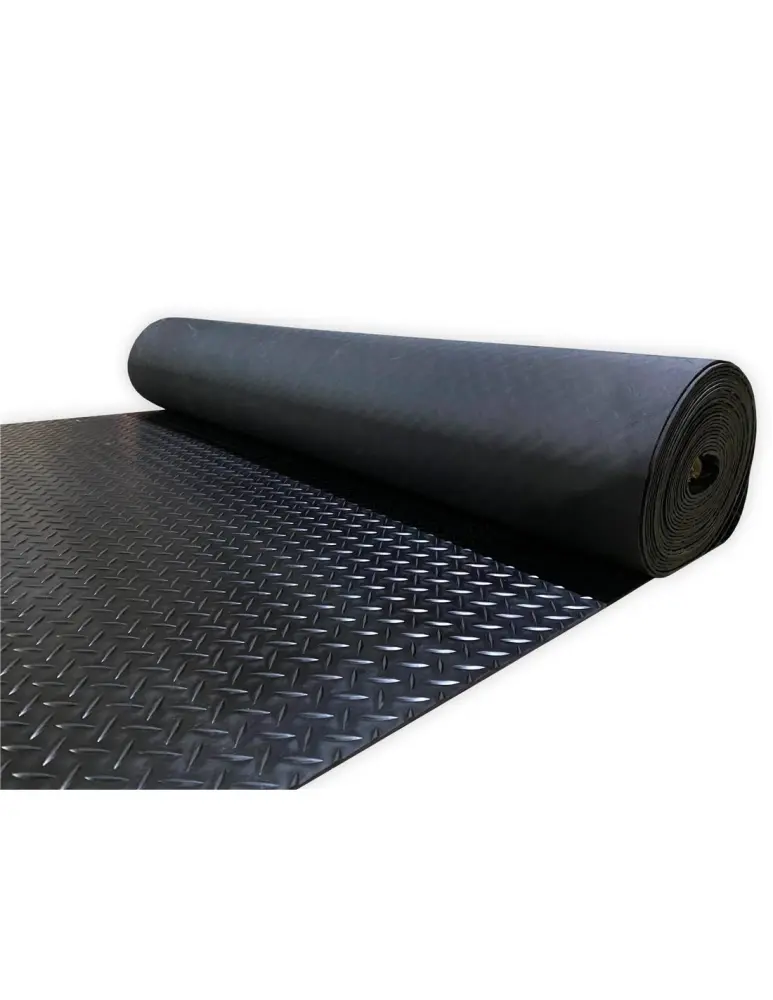 Estera antideslizante metro lineal ancho 1,2m diamante - suelo de caucho Jardin202