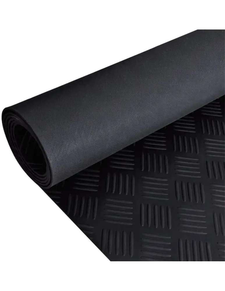 Jardin202 - pavimento checker 3 mm - rollo 15 m ancho 1 m