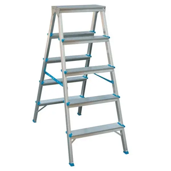 Escalera doble acceso 5 peldaños mac allister mac_allister