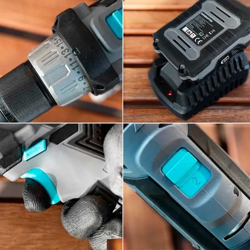 Taladro Atornillador Cecotec Cecoraptor Perfect Drill 2020 Brushless Ultra 20v 2000mah 2000rpm Gris