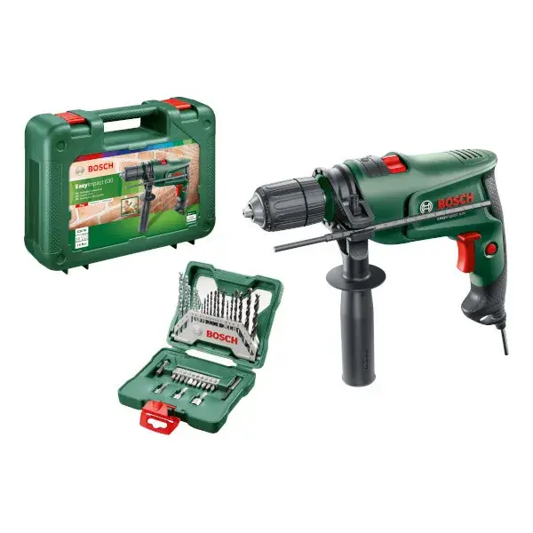 Taladro percutor 630 W y maletín 33 accesorios Bosch