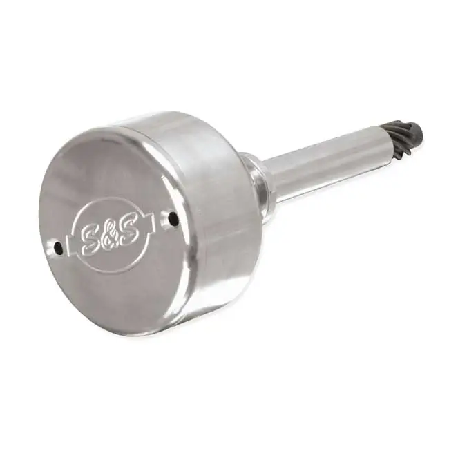 S&S, Billet 36-69 B.T. Distribuidor Electrónico. Tapa Plana Para Harley-Davidson con Sello de Goma