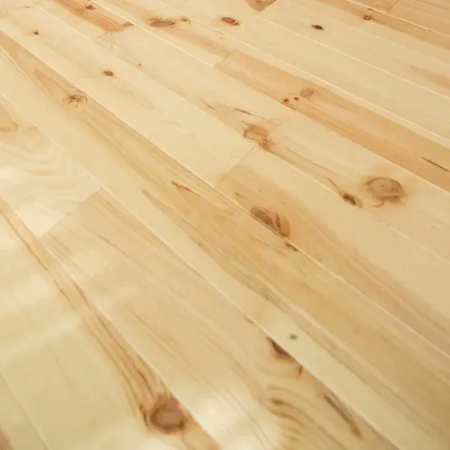 Tarima de pino nudoso 201 x 14,7 x 2,1 cm