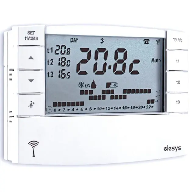 Cronotermostato digital inalámbrico