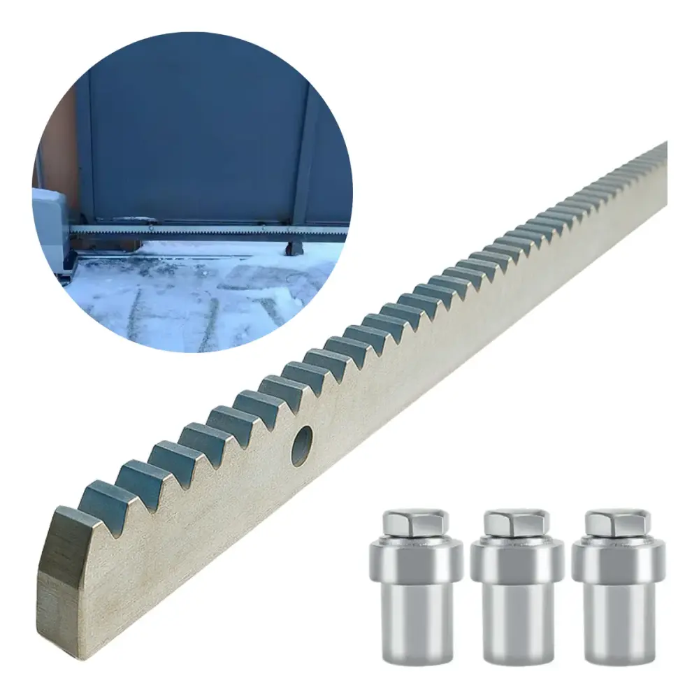 Cremallera Riel Acero Para Porton Automatico Electrico 1mt con Cámara HD