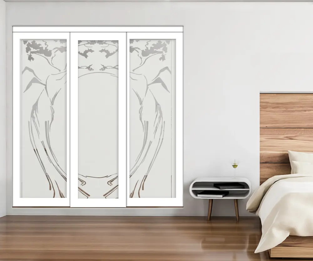 Puerta De Armario Efecto Espejo Bypass PEF3-1906 con Sensor de Movimiento