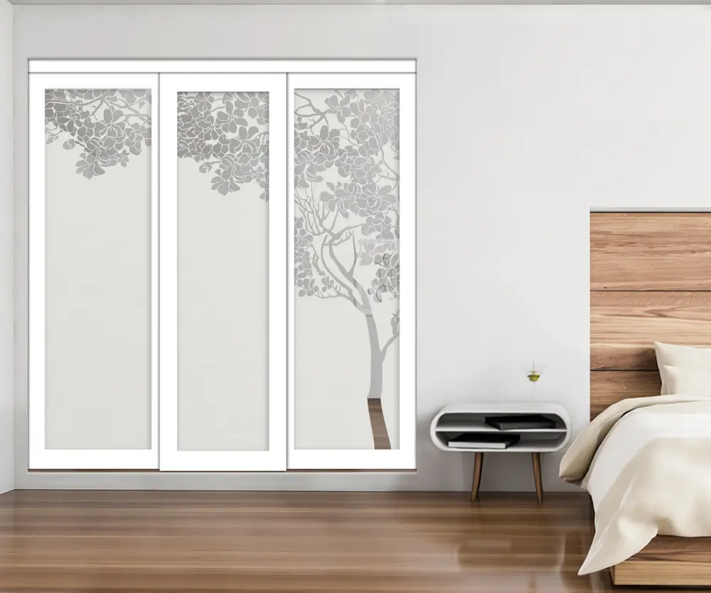 Puerta De Armario Efecto Espejo Bypass PEF3-1914 | Resistente al Agua |