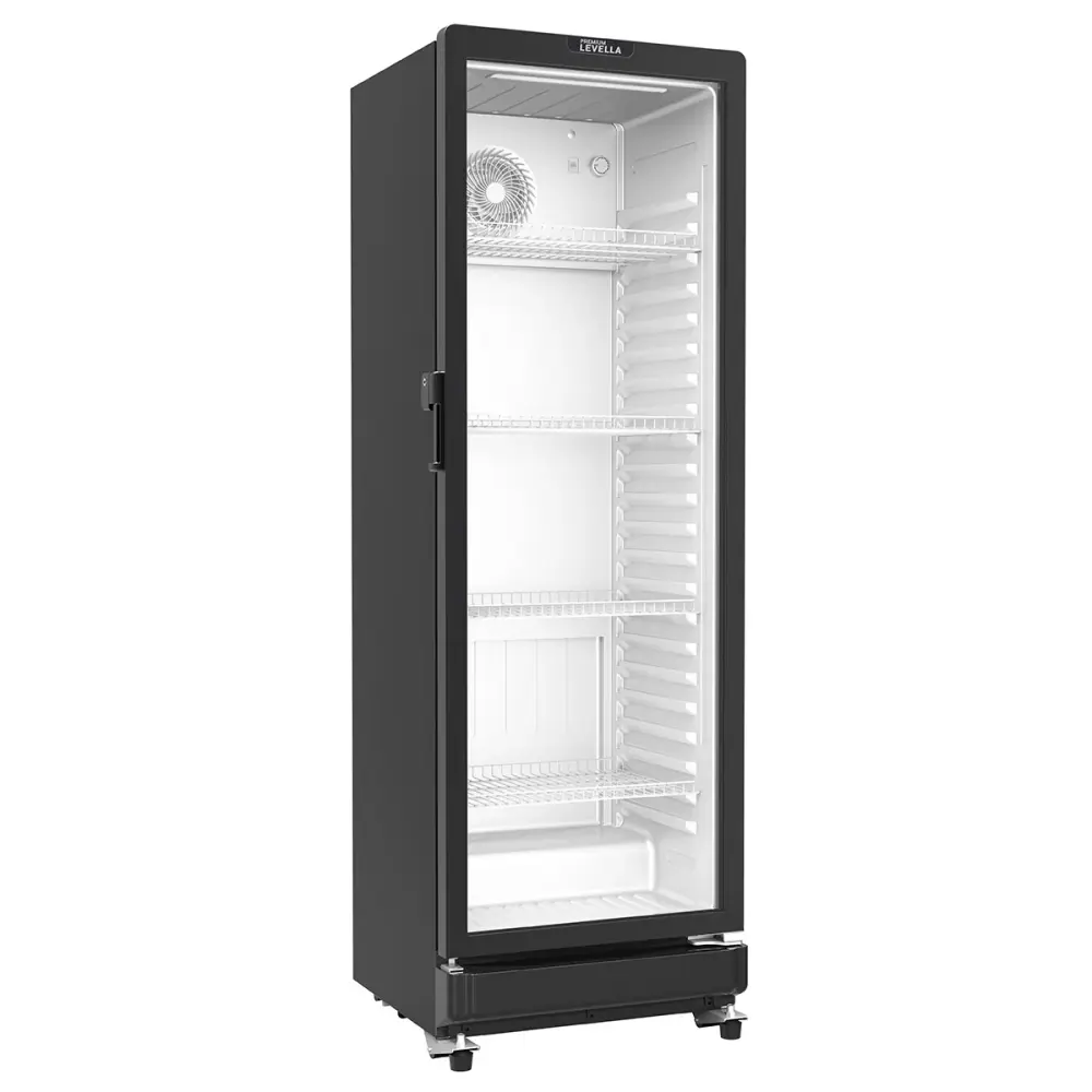 Refrigerador de exhibición de una puerta Privilegiado Levella® de 10.0 pies cúbicos