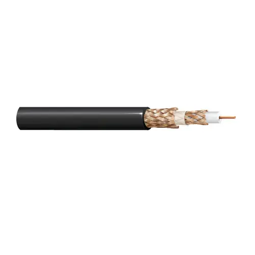 Belden 8233 14 AWG 1 Conductor Solid RG11 Bare Copper Doble Shield Video Triax Cable