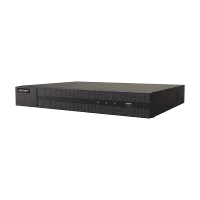 Monitor de Seguridad Inalámbrico NVR Epcom de 8 Canales Serie Pro / H265+ / 4K / 8 Puertos Poe.
