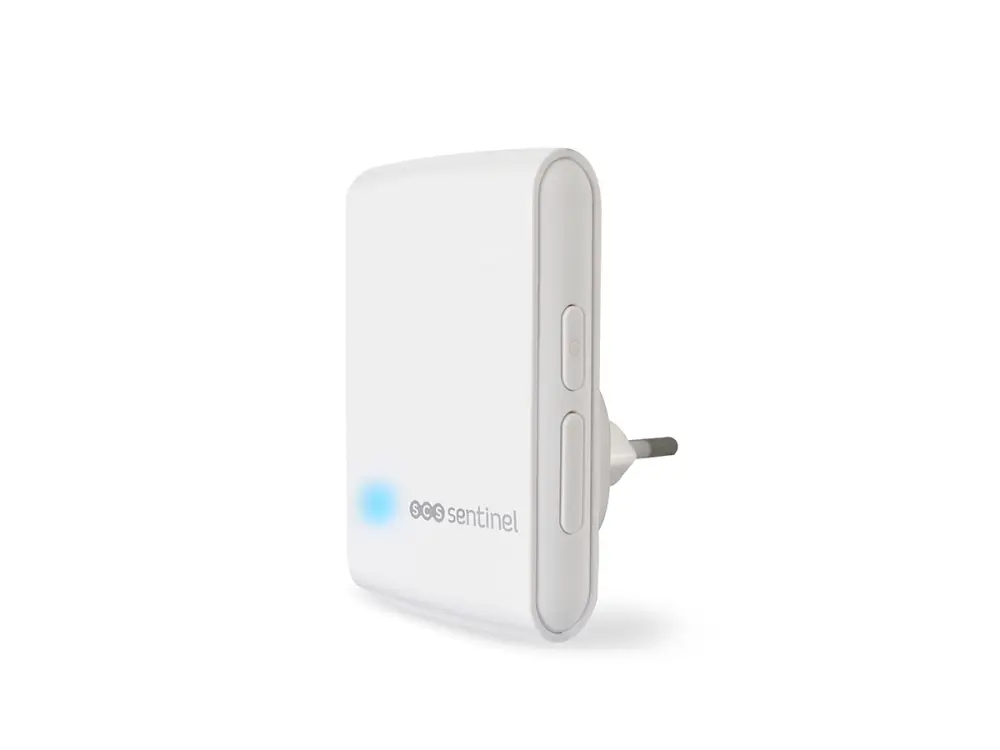 Monitor de Seguridad Inalámbrico Scs sentinel - timbre de más álambrico sin baterí - ecobell