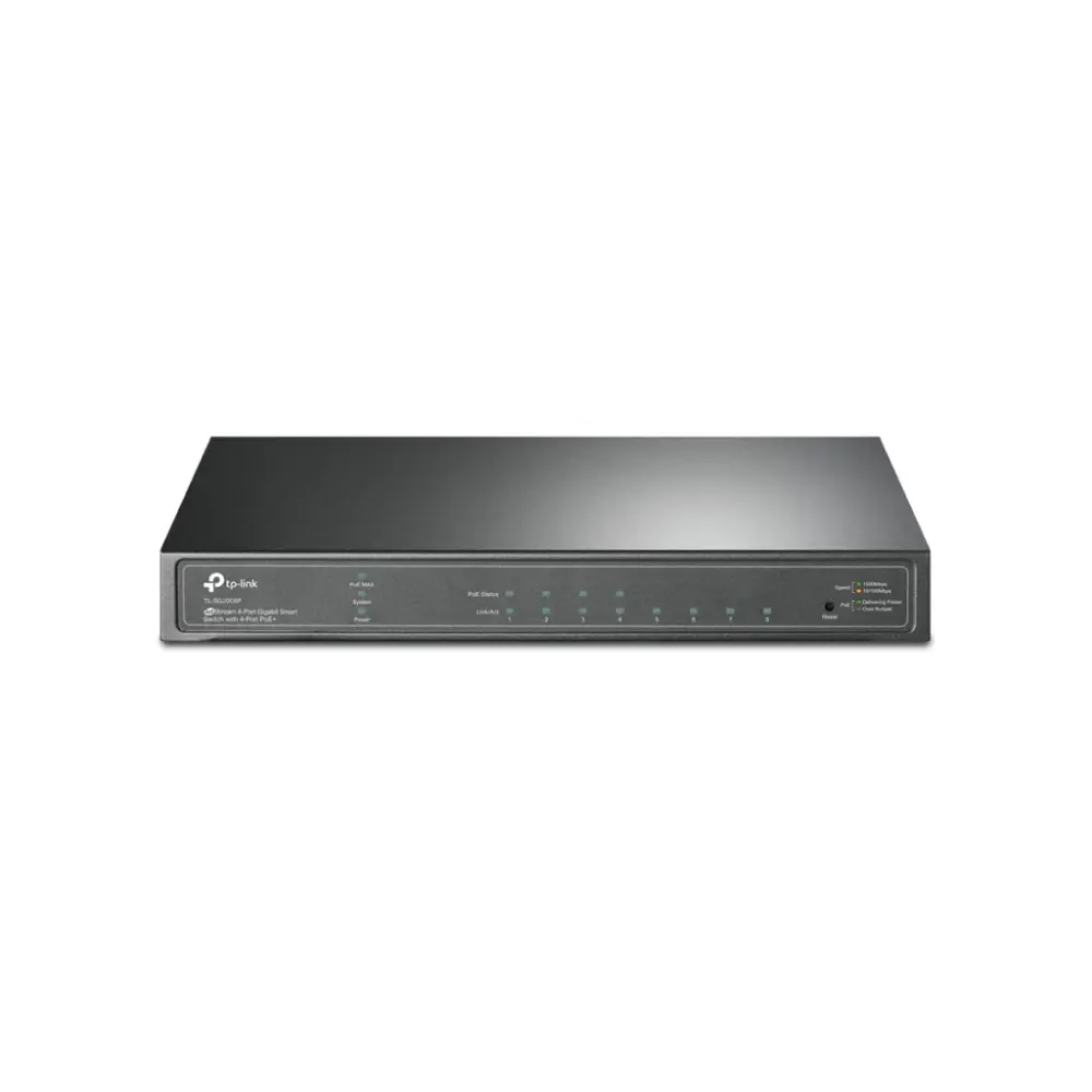 TP-LINK OMADA TL-SG2008P con Alarma Sonora