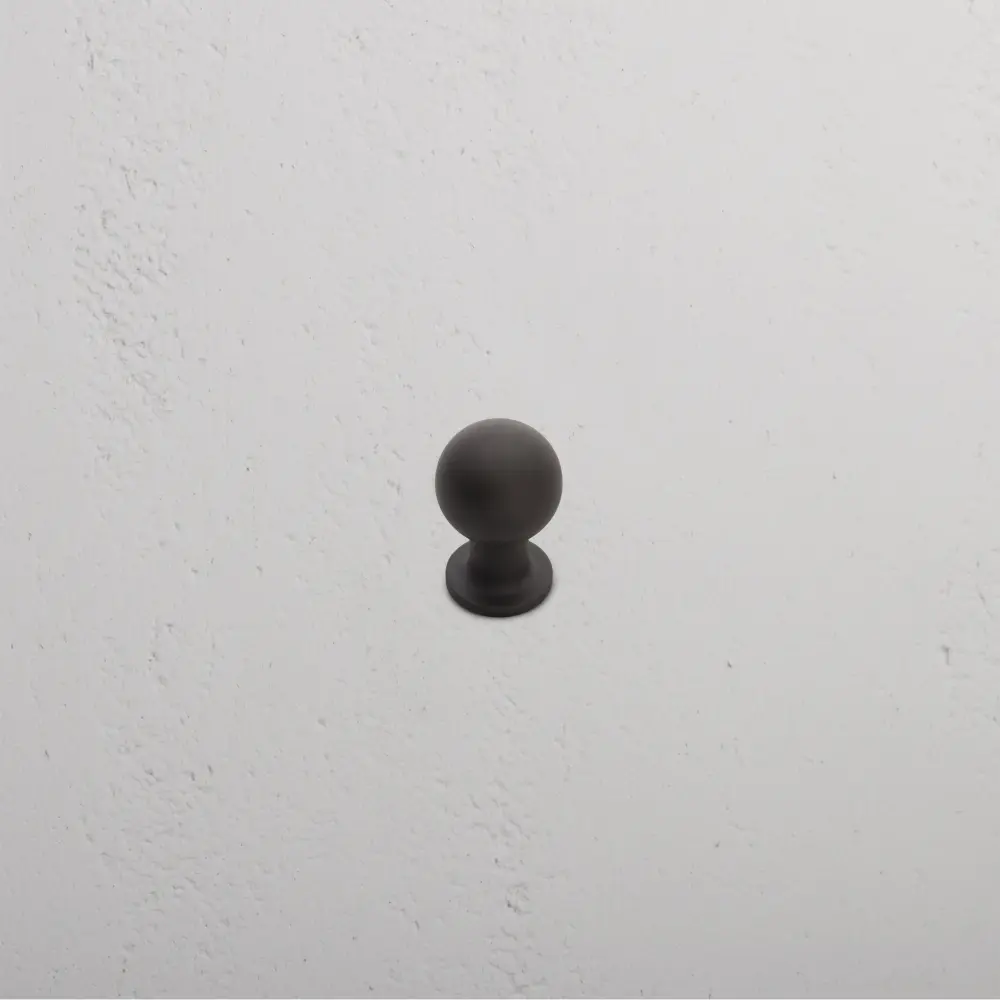 Bayswater Tirador redondo chico para armarios - Bronce con 6 Tornillos Incluidos