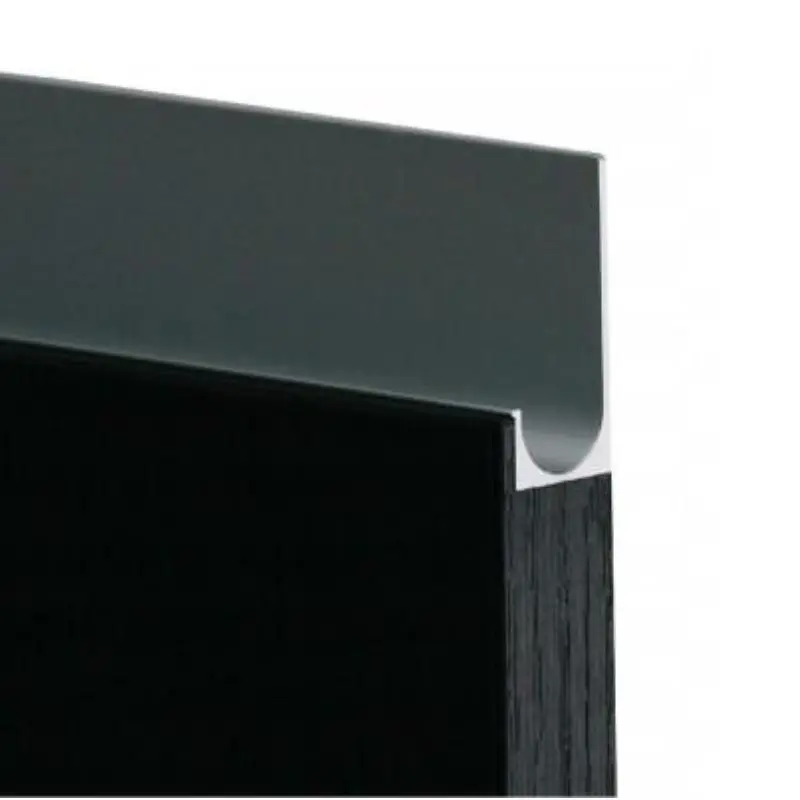 Bisagra Oculta Tirador aluminio jota extenso 450 acabado plata mate