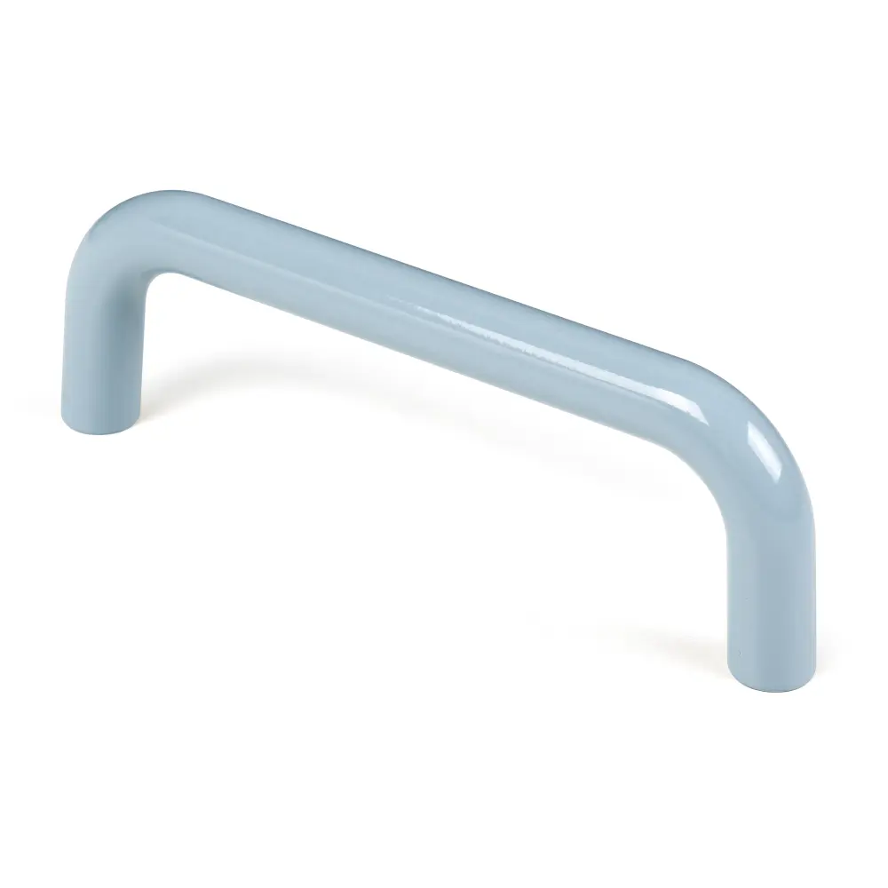 Sistema de Apertura Tirador abs 96mm gris resplandeciente lote de 50