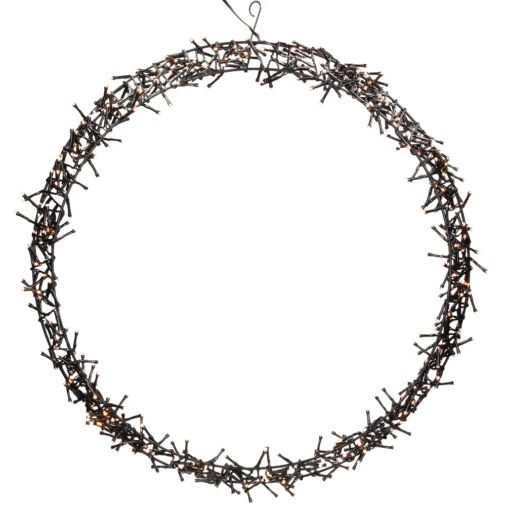 Corona de luz 500 LEDs blanco templado ø 58cm ip44 ecd geramny