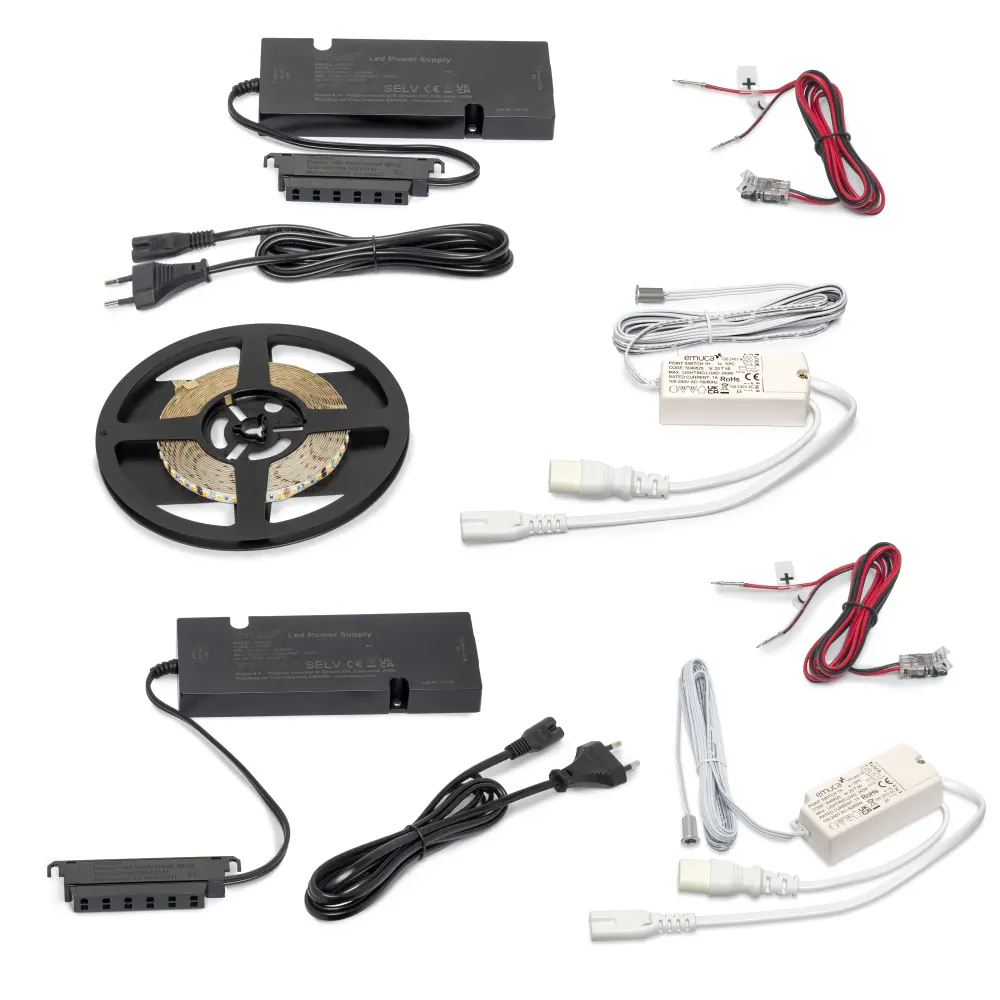 Desca kit de tira LED lynx exclusivo 9,6w/m ip20 (12v dc) con Baterí Recargable