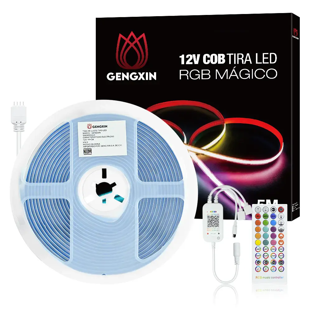 GENGXIN® Tira de LED Flex RGB 12V COB/576P - 5M