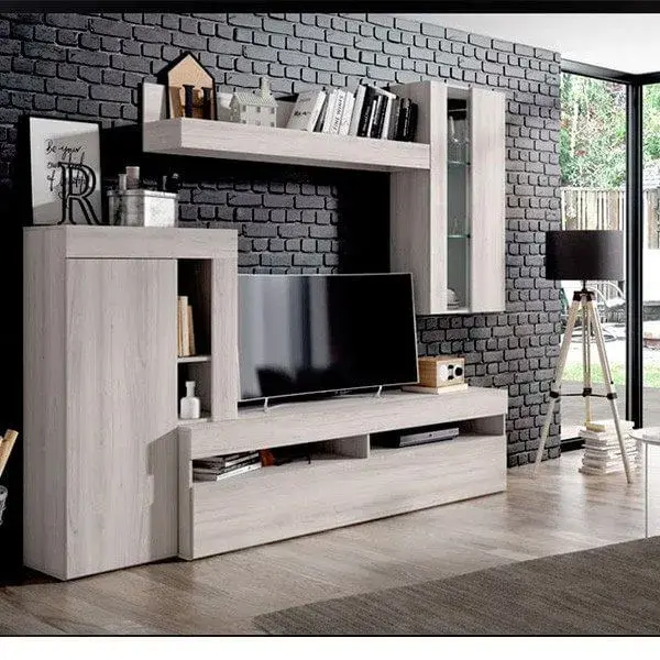 Lámpara de Diseño Salón Argos con luz LED 250 cm shamal / pizarra