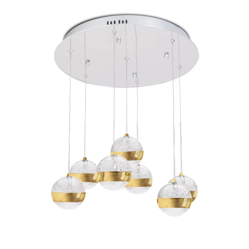 Lámpara de techo LED drops 7 - 56 w - 3300 k - metal- azabak para Interior y Exterior