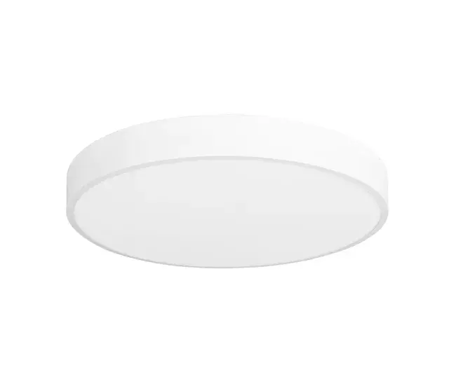 Luz Decorativa Forlight Stac - Plafón de Techo LED 60cm para Exterior con Luz Neutra 4000K de Acero en Color Blanco