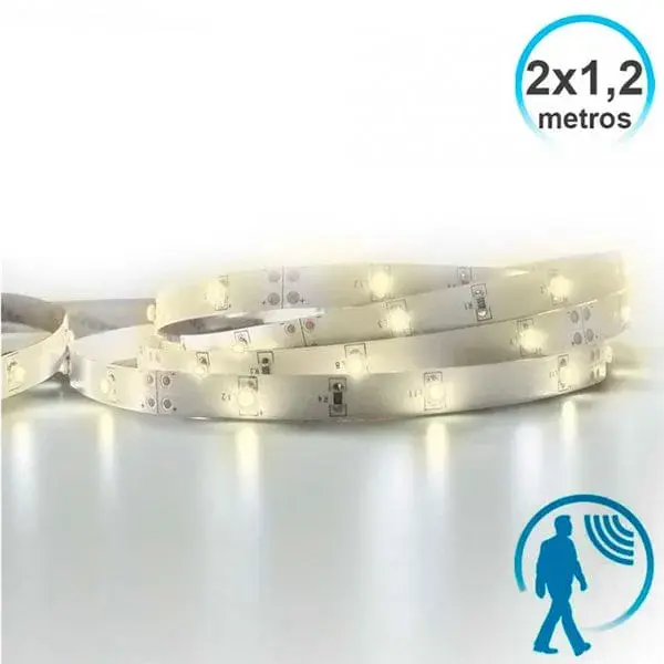 Pack 2 tiras LED extraordinario cama 7hSevenOn sensor de movimiento