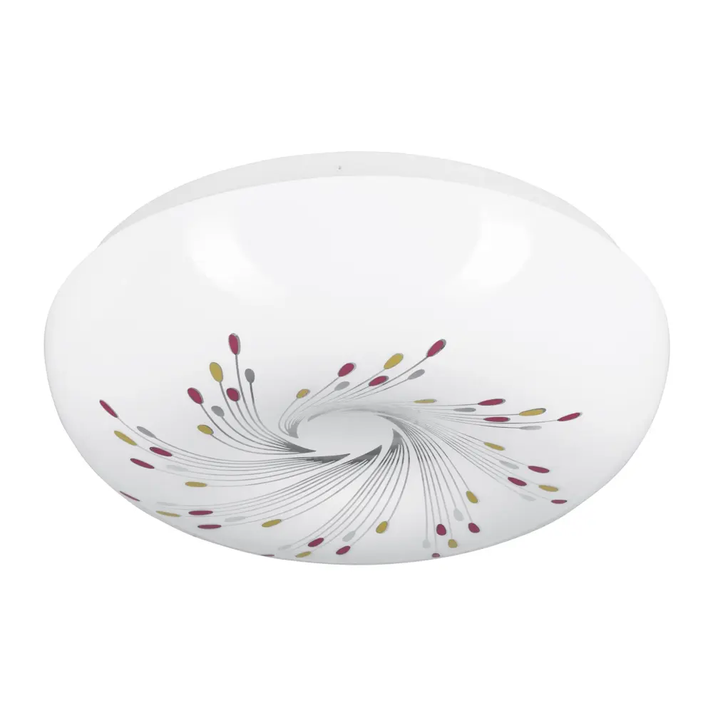 Premium de Diseño Plafón redondo, decorativo, diseño de espirales, 18 W, LED