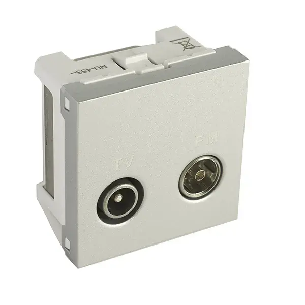 Toma de tv y fm intermedia new unica schneider